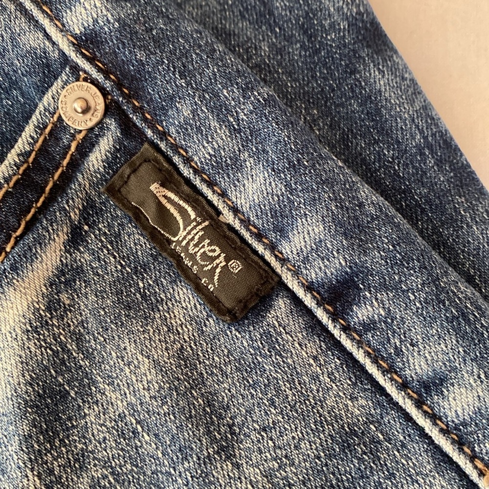 Silver Jeans Co Avery Slim Bootcut Jeans Women’s Size 22 Long Tall - Picture 5 of 6